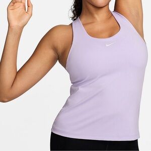 Nike Dri-FIT Swoosh Sports Bra Tank Top Lilac Size Small Racerback.     3